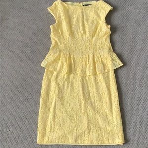Yellow Lace Dress Size 6